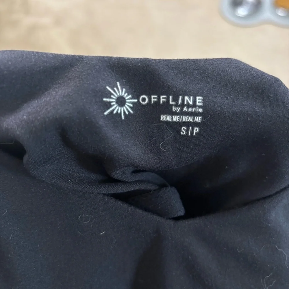 OFFLINE by Aerie Real Me Lowkey Black Legging Bodysuit - Picture 10 of 10